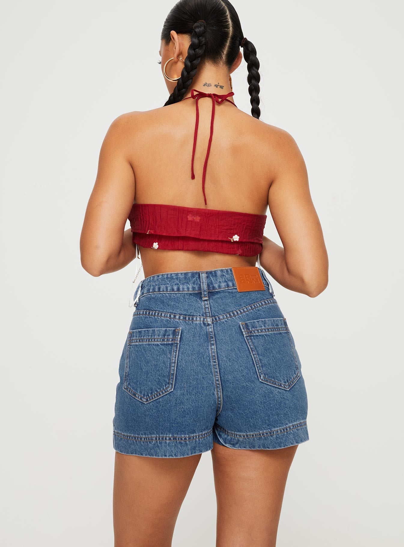 Gazelle Denim Skort Mid Wash