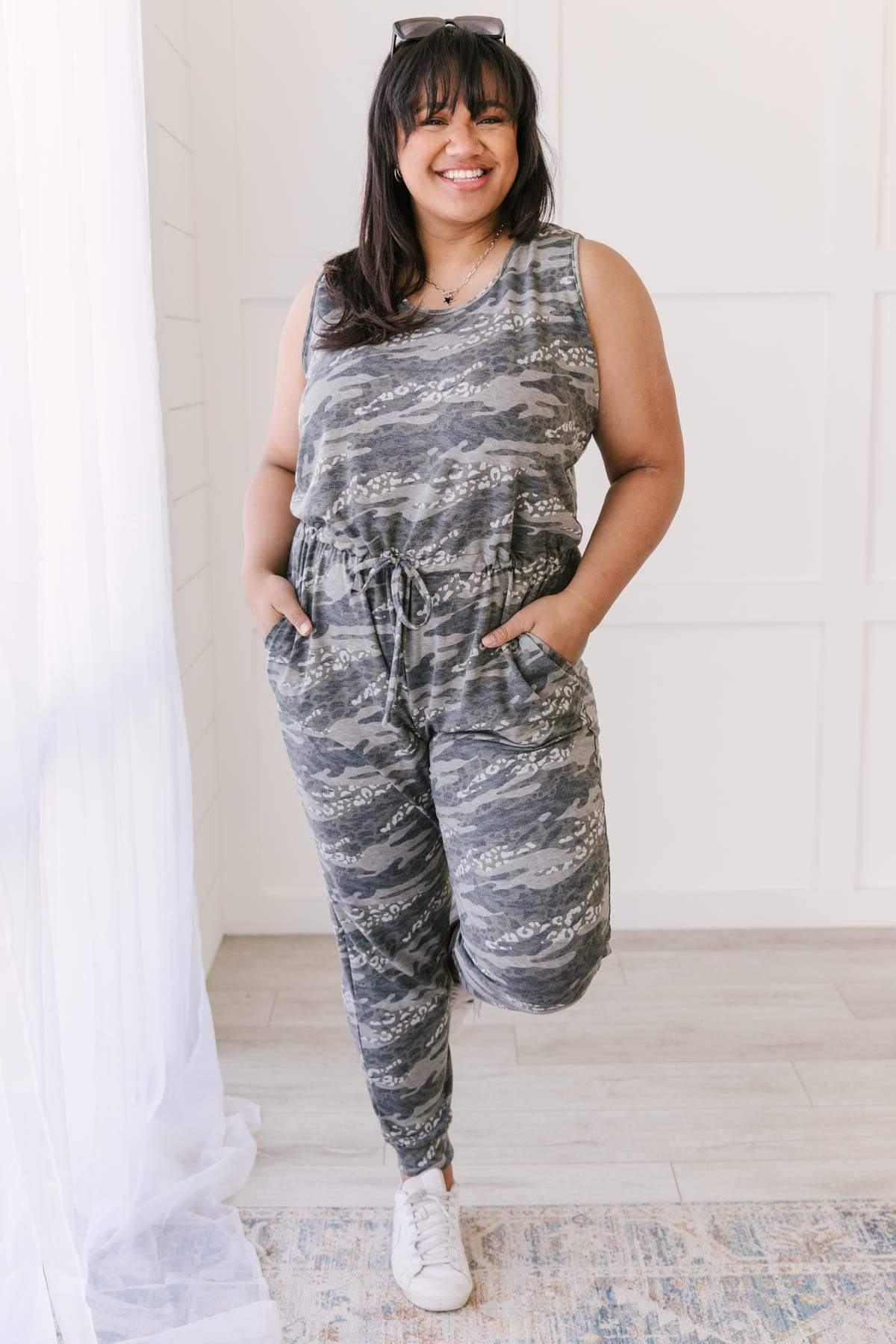 Megan Jumpsuit in Camo