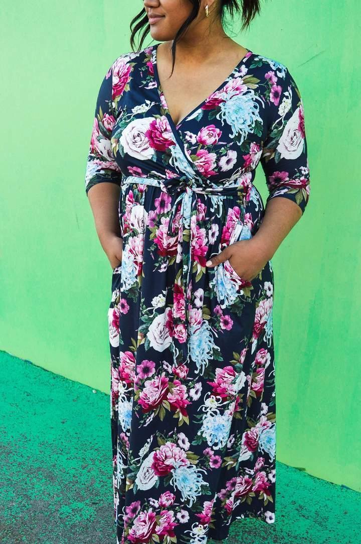 Dani Lynn Floral Wrap Maxi