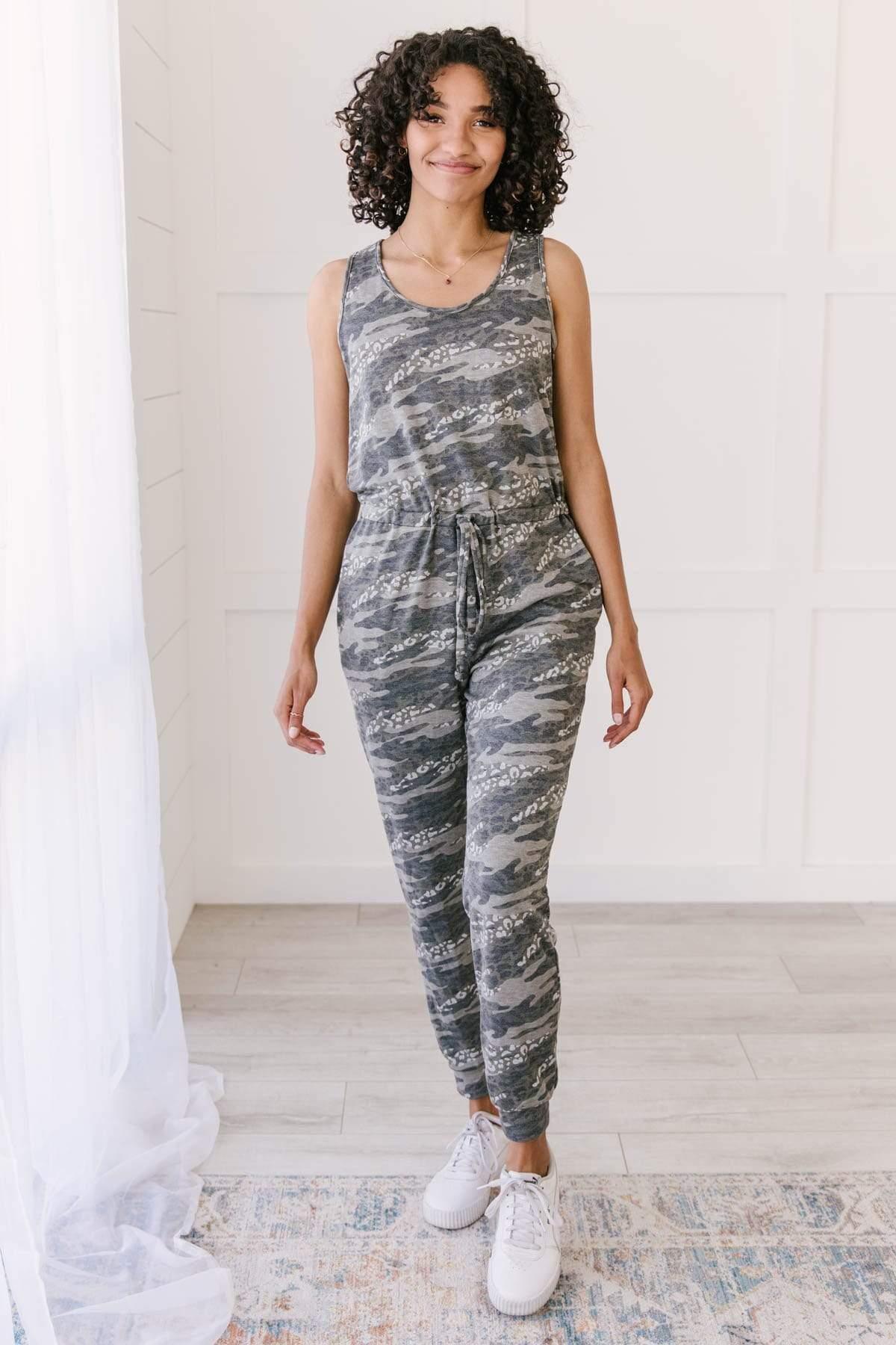 Megan Jumpsuit in Camo