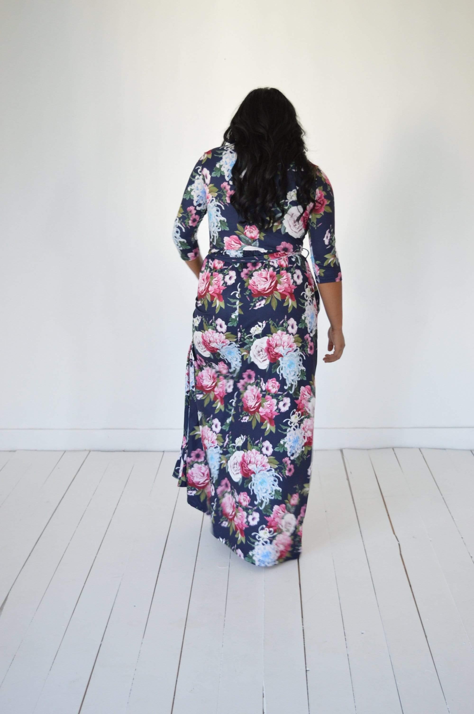 Dani Lynn Floral Wrap Maxi